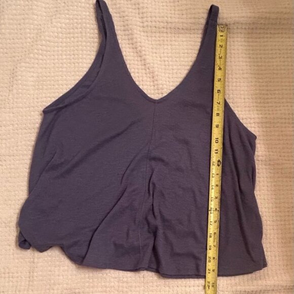 Free People Intimately Blue Ribbed Tank Top (Women’s M) - Picture 4 of 9